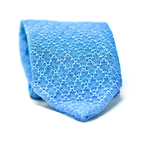 Light Blue Knit Tie