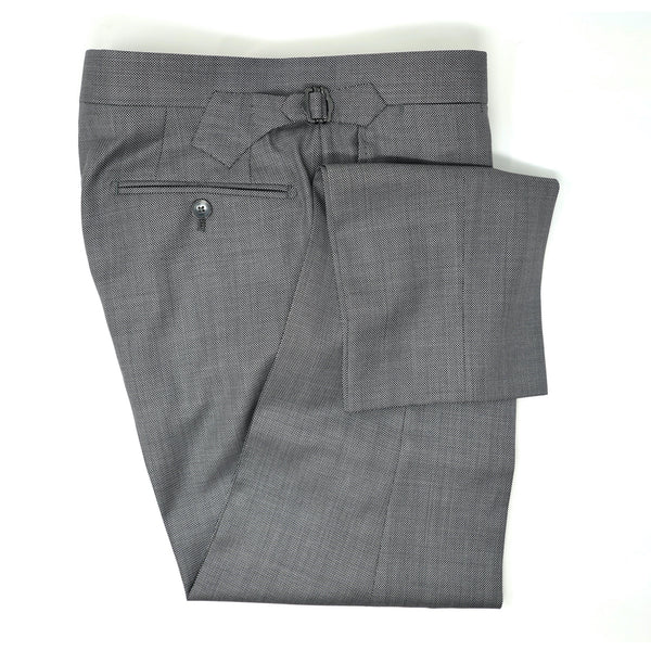 Grey Nailhead Trousers