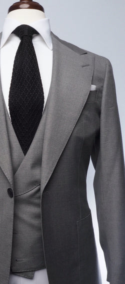 Powder Grey Solid Suit