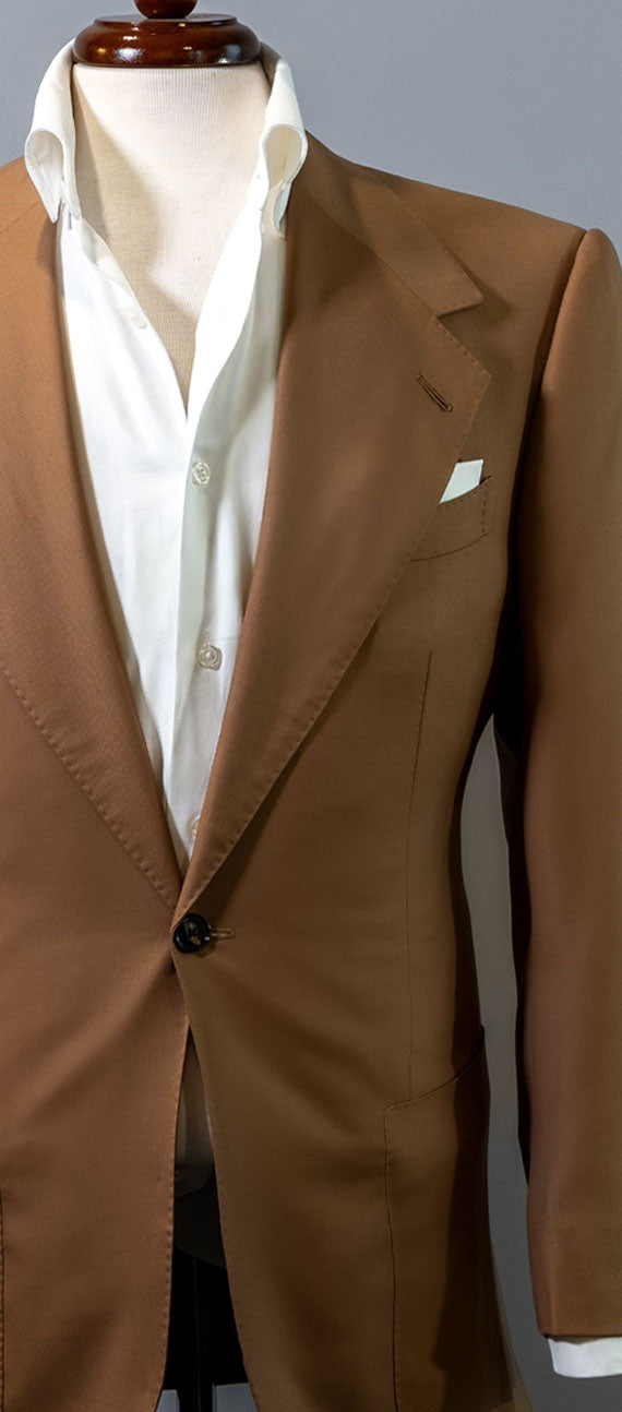 The Tobacco Single Breasted Two Piece Suit