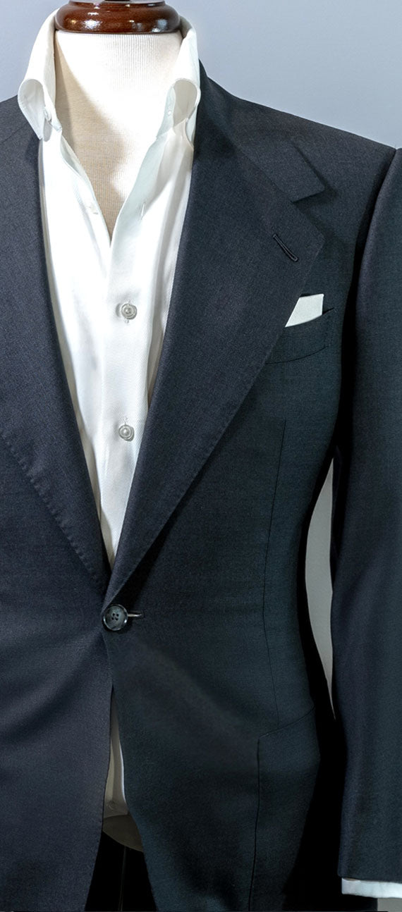 The Charcoal Grey Single Breasted Two piece Suit