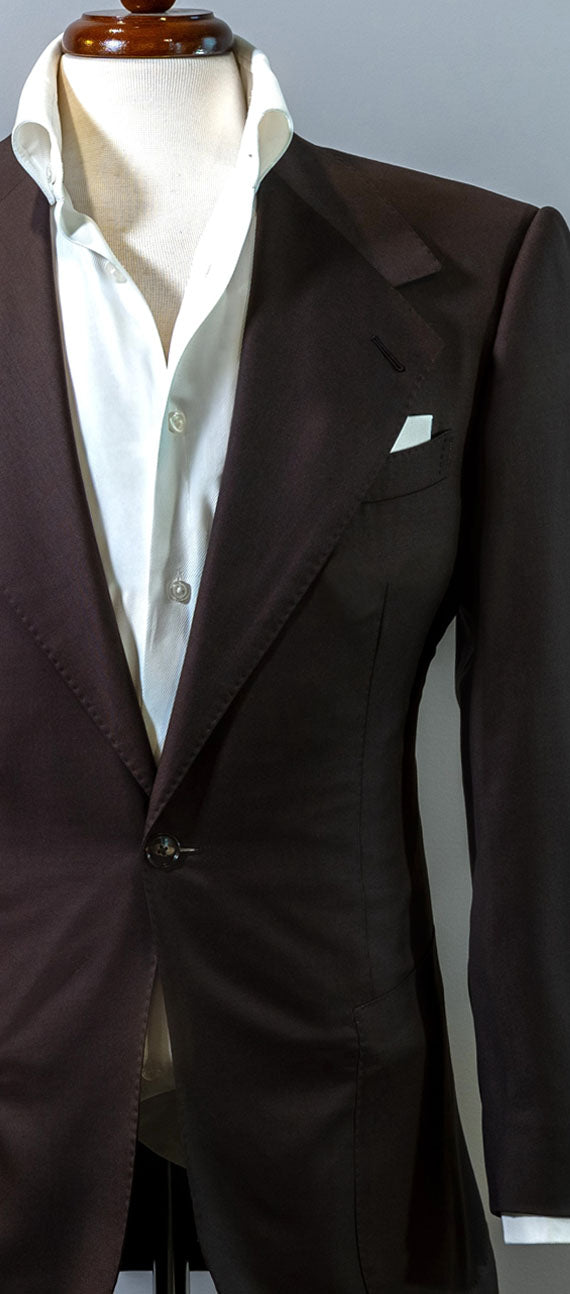 The Chocolate Brown Single Breasted Two Piece Suit