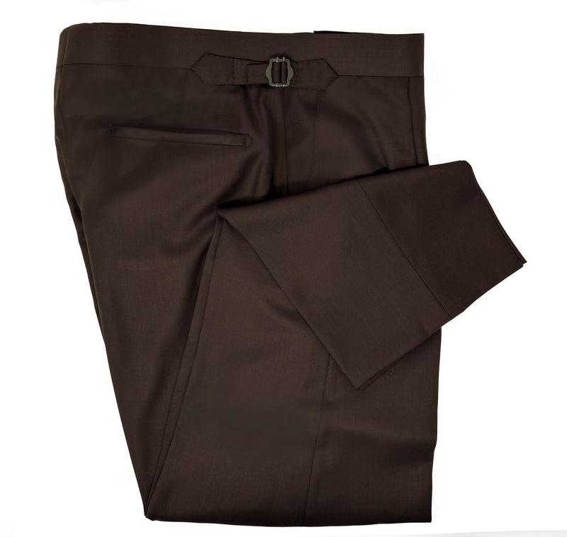 The Chocolate Brown Single Breasted Two Piece Suit