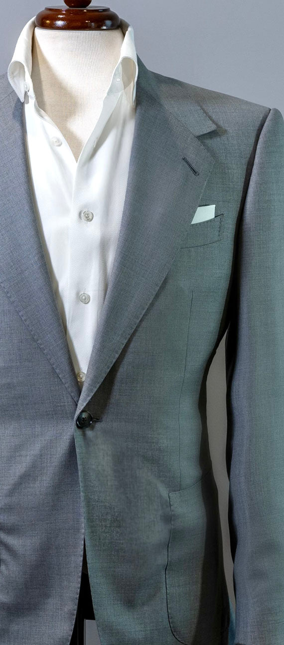 The Steel Grey Single Breasted Two Piece Suit
