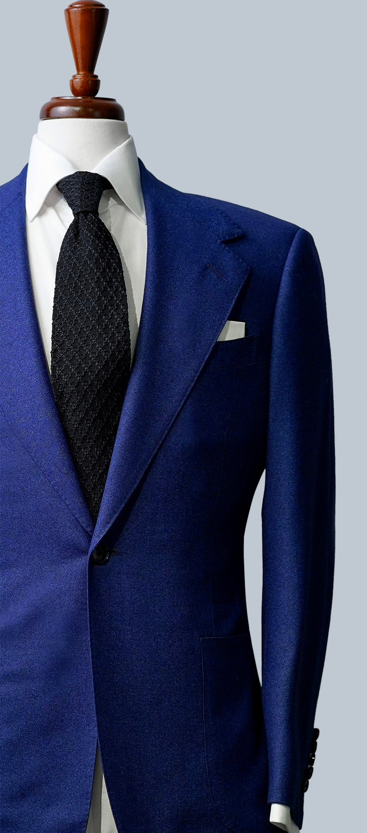 Cobalt Blue Flannel Suit