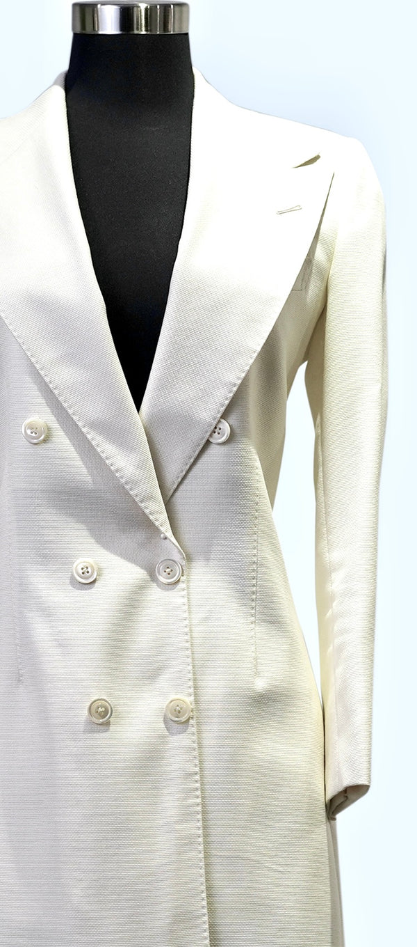White Blazer Dress