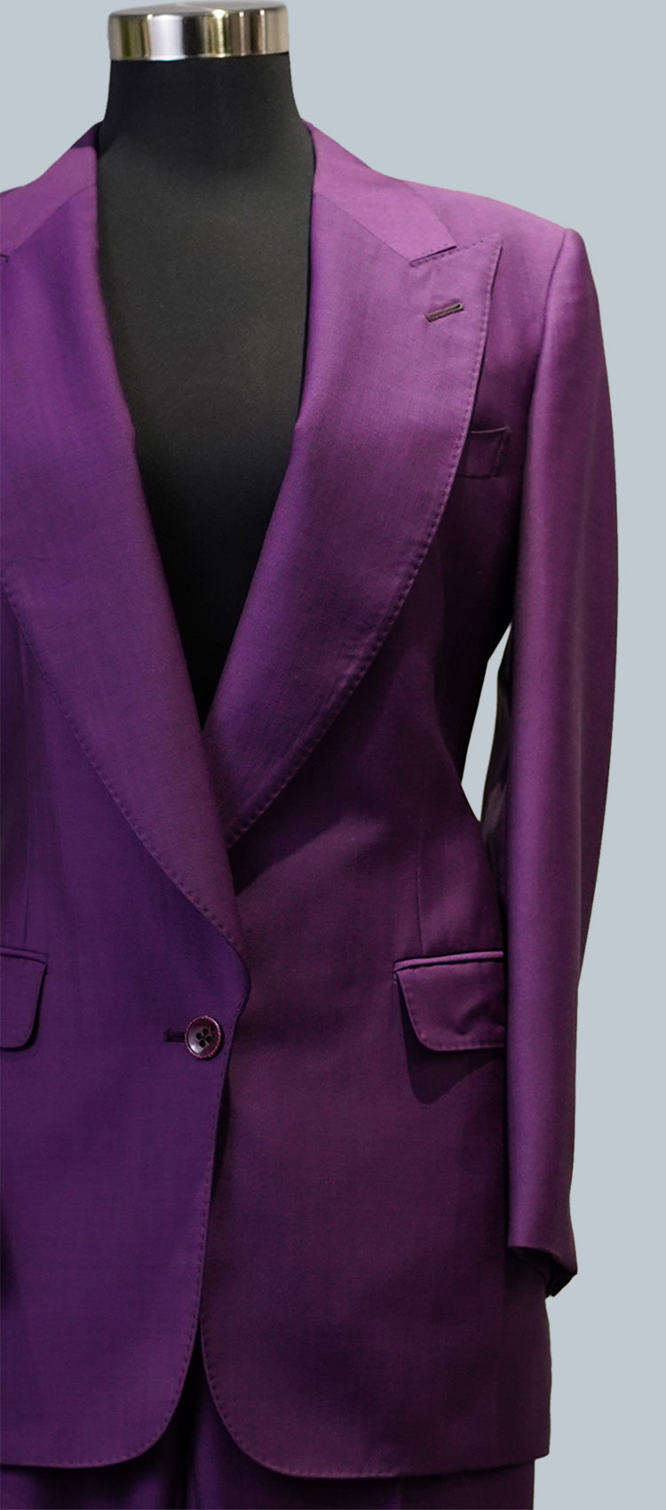 Violet Wool Mohair Suit