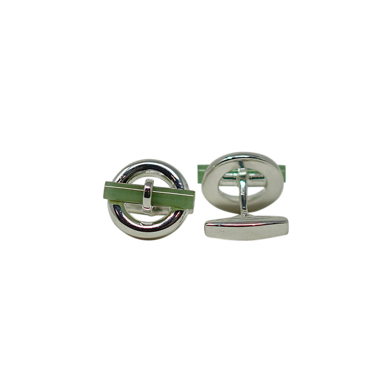 Jade Bar Cufflinks