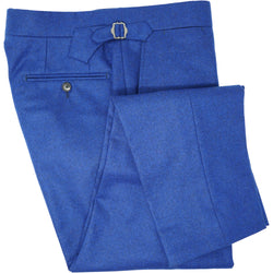 Azure Flannel Trousers