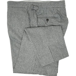 Black and White Houndstooth Trousers