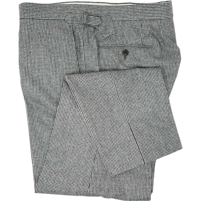 Black and White Houndstooth Trousers