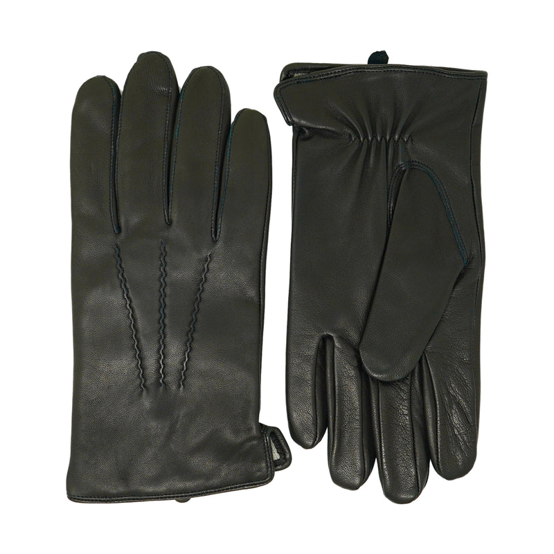 Navy Cashmere Lined Gloves