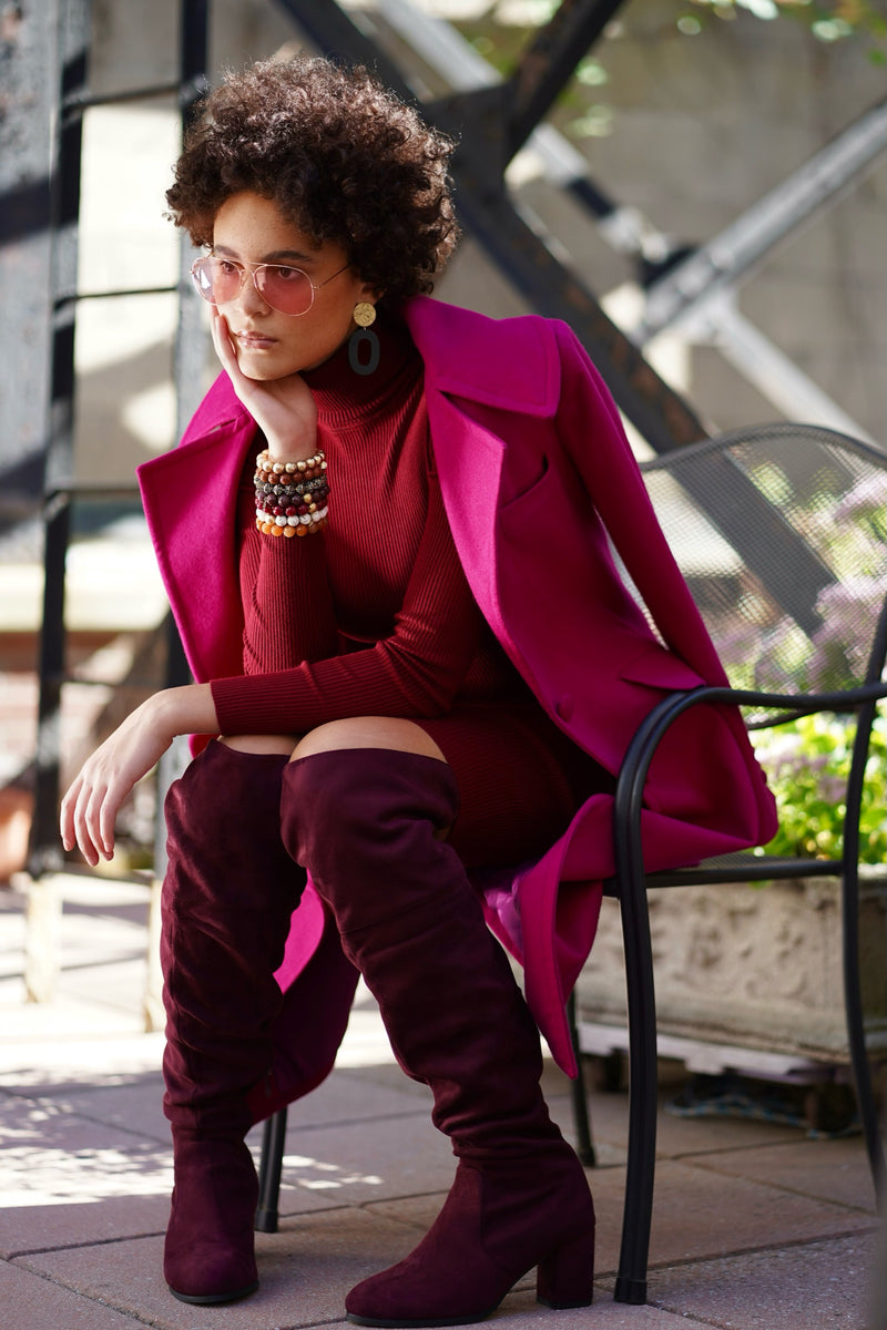 Fuschia Overcoat