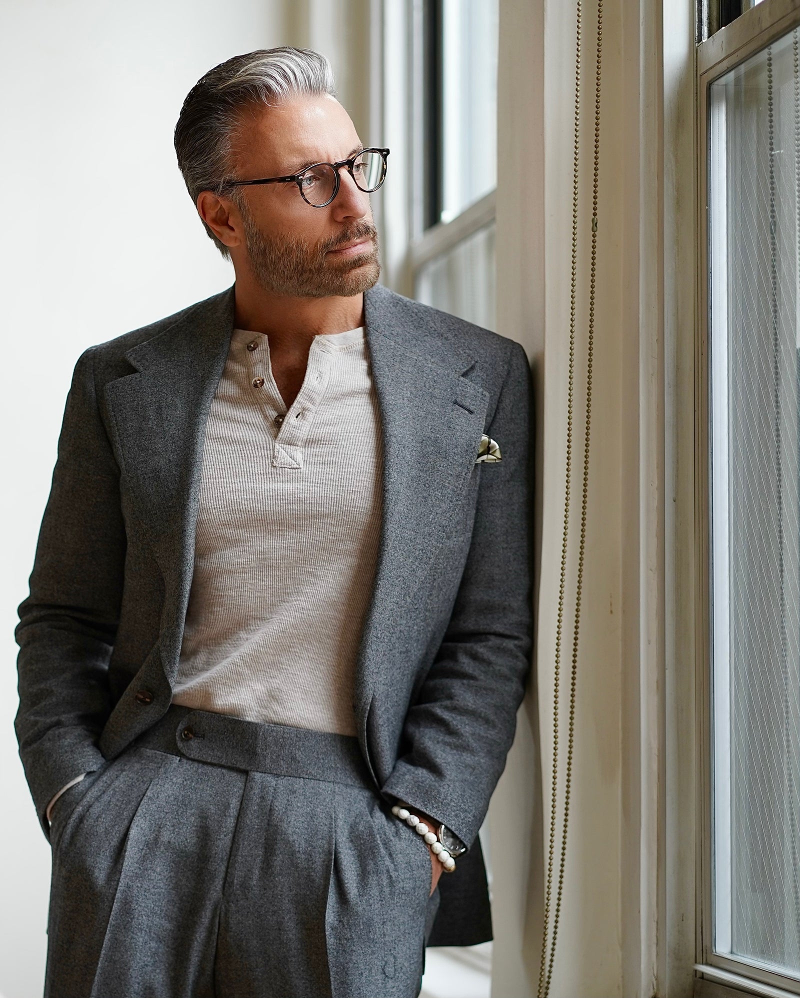 Grey Flannel Jacket Christopher Korey Collective