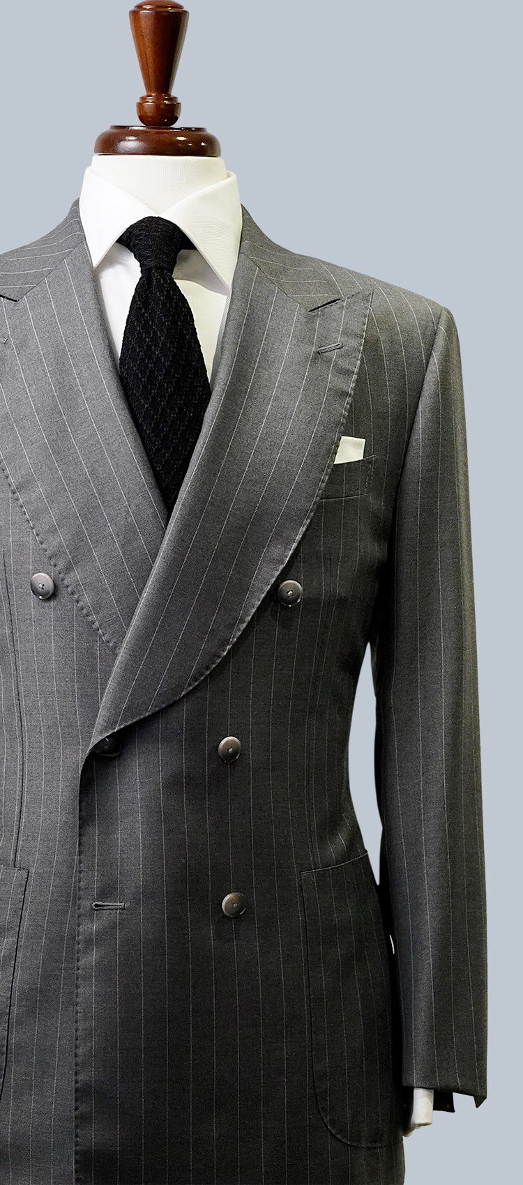 Steel Grey Pinstripe Suit