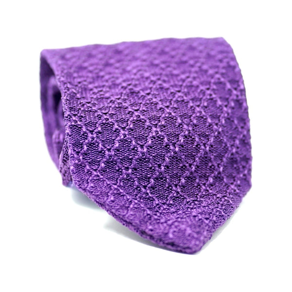 Purple Knit Tie