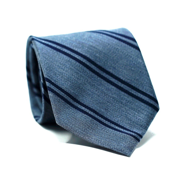 Blue & Navy Stripe Tie
