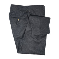 Charcoal Grey Flannel Trousers
