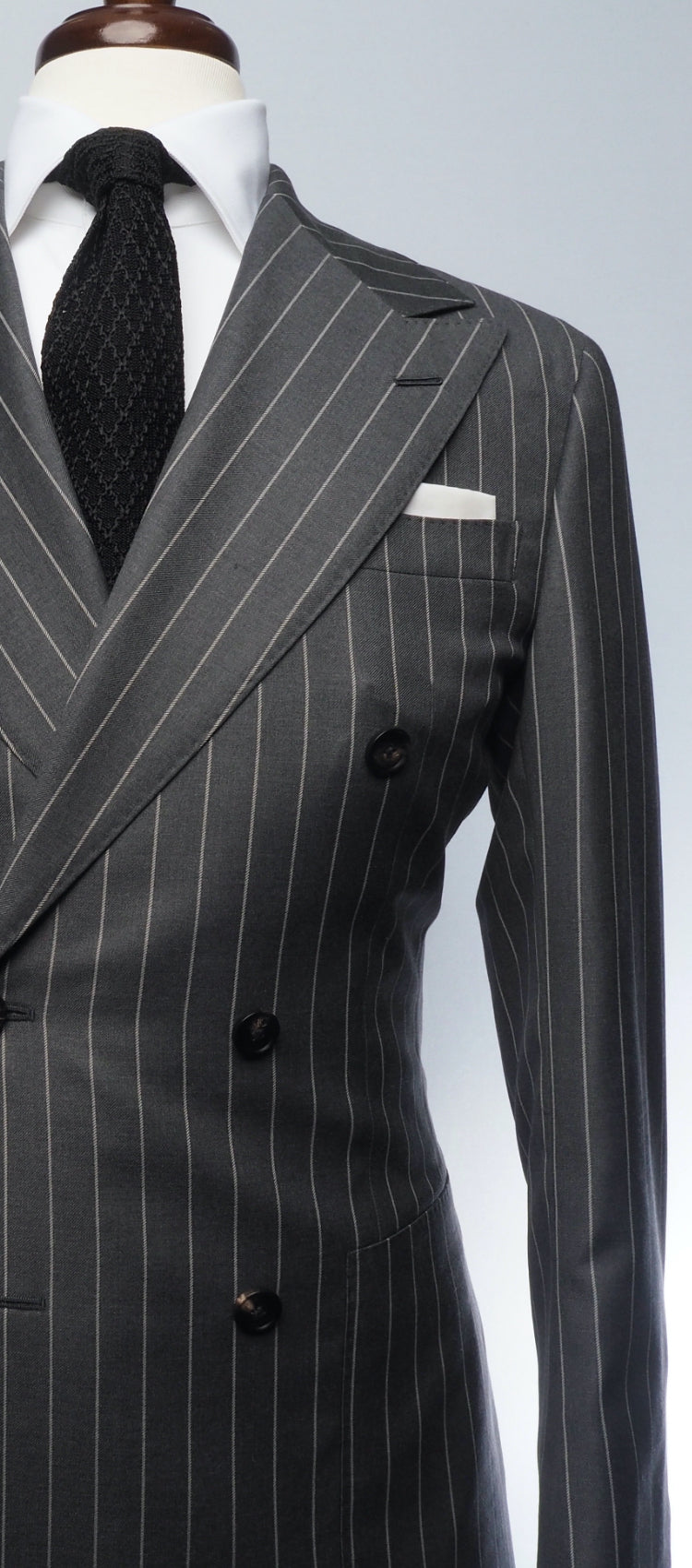 Custom pinstripe suit — Hall Madden