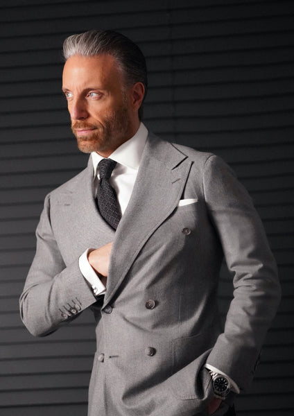 Light Grey Flannel Suit – Christopher Korey Collective