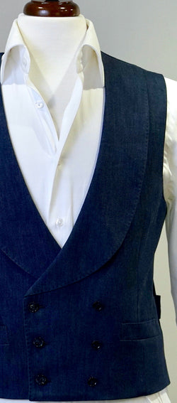 Midnight Denim Wash Waistcoat